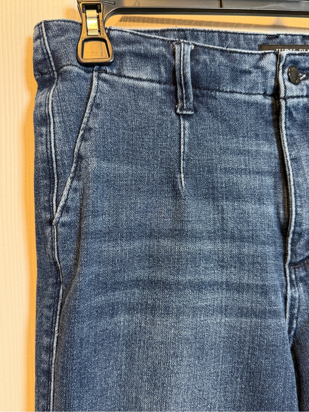 Judy Blue Trouser Bootcut Jeans 11/30 High Rise Stretch Dark Wash Denim - Picture 3 of 13